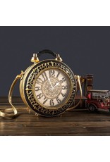 Magic Bags Fantasy bags - Clock bag with Working Clock Vintage Gold