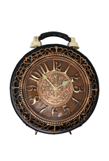 Magic Bags Fantasy bags - Clock bag with Working Clock Vintage Brown