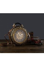 Magic Bags Fantasy bags - Clock bag with Working Clock Vintage Brown