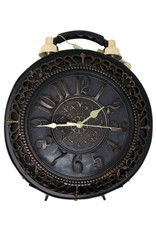 Magic Bags Fantasy bags - Clock bag with Working Clock Vintage Black large