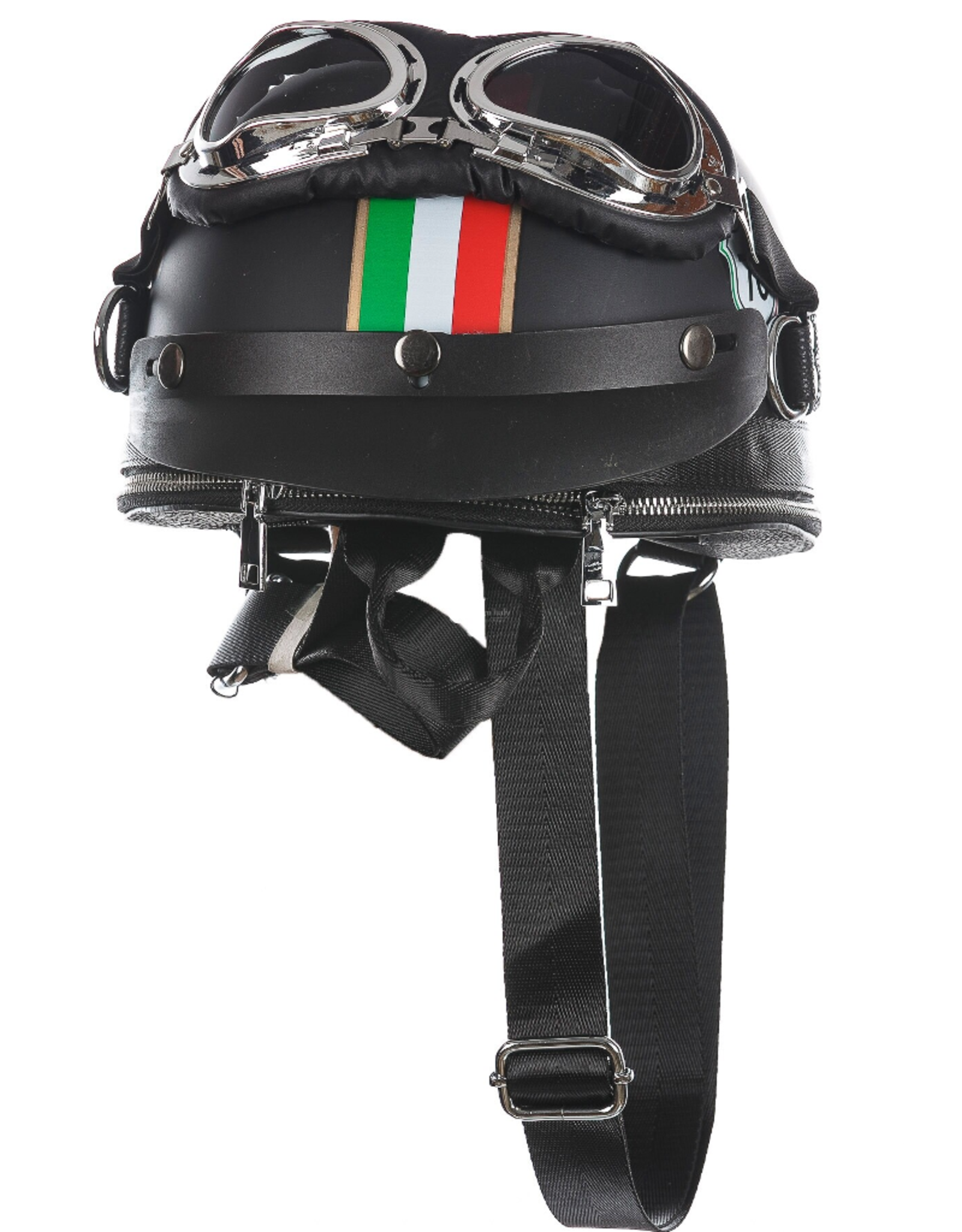 Magic Bags Fantasy bags and wallets - Motorbike helmet backpack-shoulder bag with Italian Flag