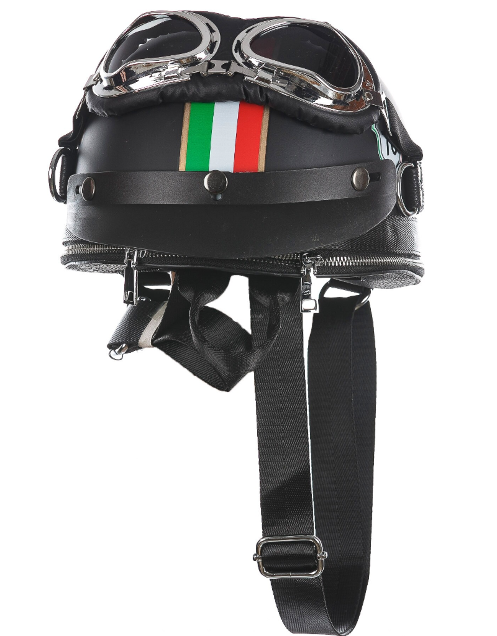 Magic Bags Fantasy tassen en portemonnees - Motorhelm rugtas-schoudertas met Italiaanse Vlag