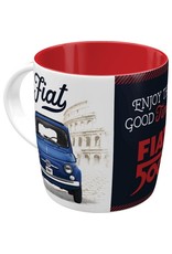 Nostalgic Art Drinkware - Fiat 500 mug - microwave and dishwasher safe