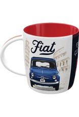 Nostalgic Art Drinkware - Fiat 500 mug - microwave and dishwasher safe