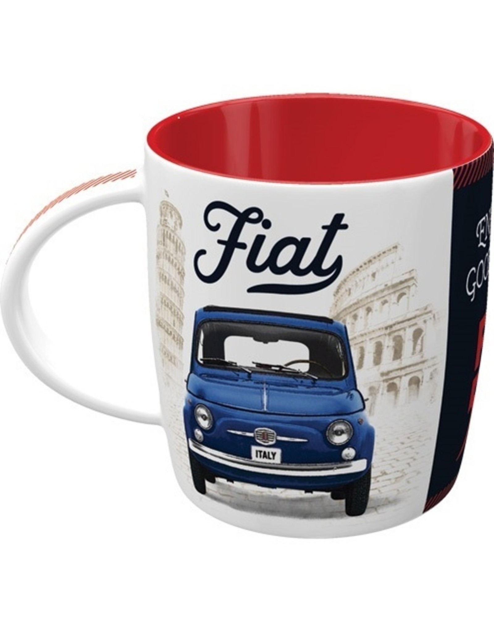 Nostalgic Art Drinkware - Fiat 500 mug - microwave and dishwasher safe