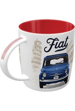 Nostalgic Art Drinkware - Fiat 500 mug - microwave and dishwasher safe