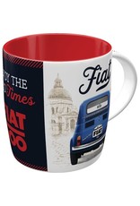 Nostalgic Art Drinkware - Fiat 500 mug - microwave and dishwasher safe