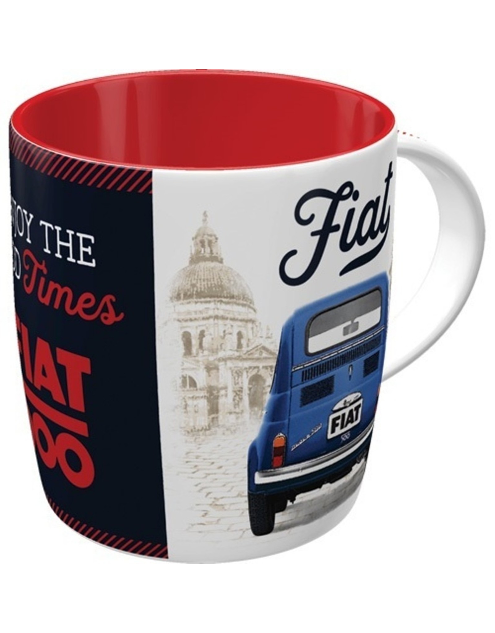 Nostalgic Art Drinkware - Fiat 500 mug - microwave and dishwasher safe