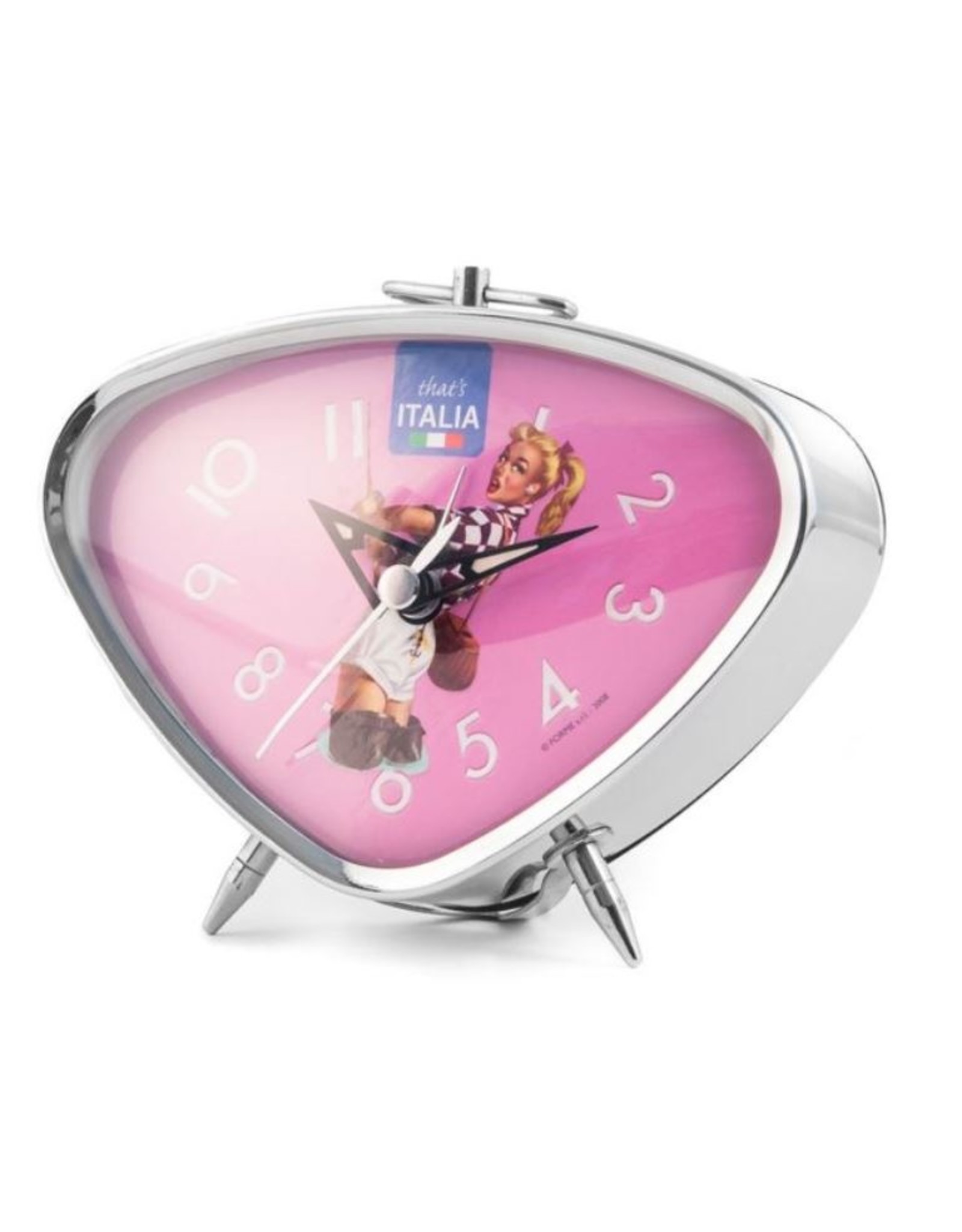 That's Italia Miscellaneous - Pin-Up Alarm Clock-Table Clock That's Italia (pink)