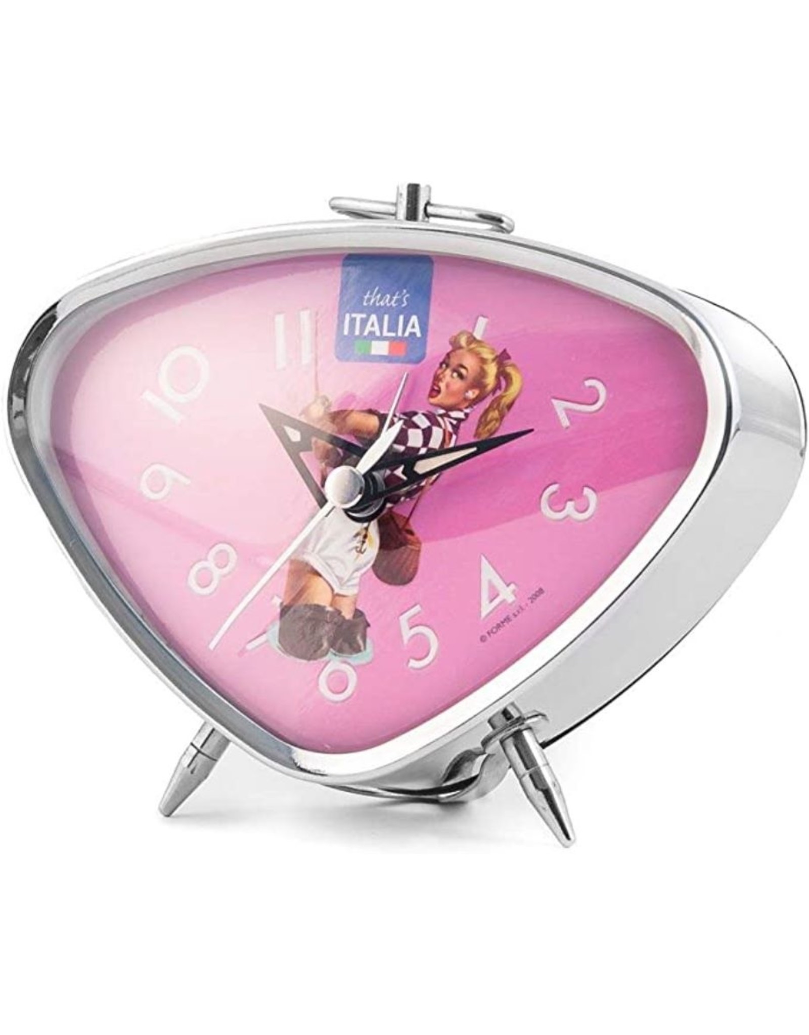 That's Italia Miscellaneous - Pin-Up Alarm Clock-Table Clock That's Italia (pink)