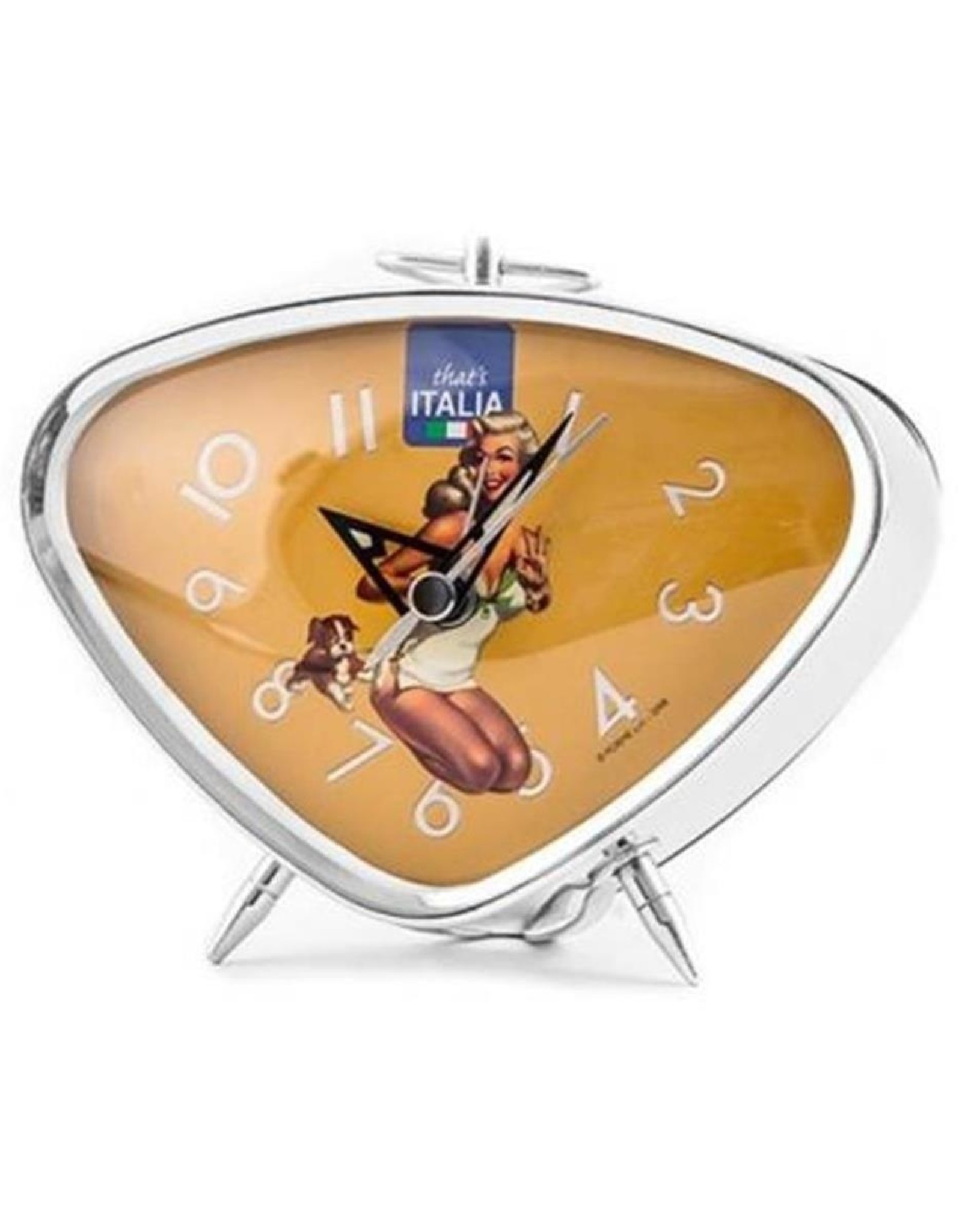 That's Italia Miscellaneous - Pin-Up Alarm Clock-Table Clock That's Italia (yellow)