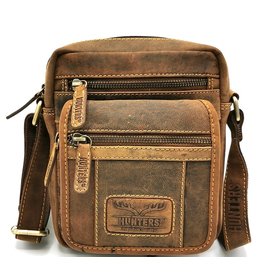 Hunters Hunters shoulder bag with front pocket and cover small size
