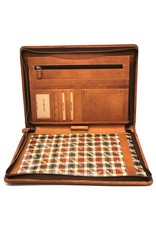 HillBurry Miscellaneous - Hillburry Writing case A4 file folder Vintage leather document organizer