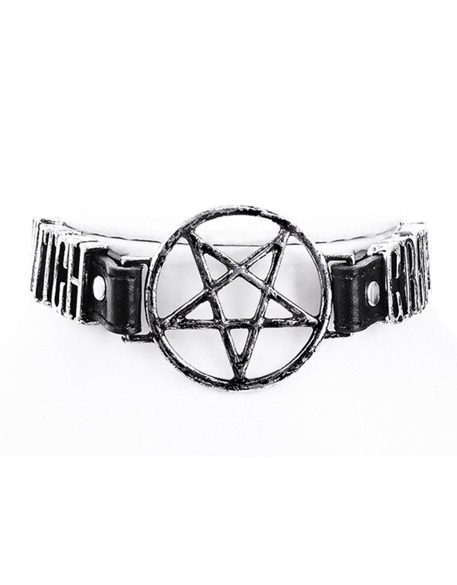 Restyle Gothic accessoires - Witchcraft Vegan Choker Restyle
