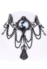 Restyle Gothic accessories - Choker with moon Moon Geometry  Restyle