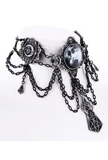 Restyle Gothic accessories - Choker with moon Moon Geometry  Restyle