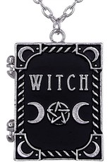 Restyle Sieraden - Witch Zwarte Hanger in Boekvorm Restyle