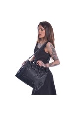 Poizen Industries Gothic tassen Steampunk tassen - Pentacult Boksbeugel Handtas Vixxsin