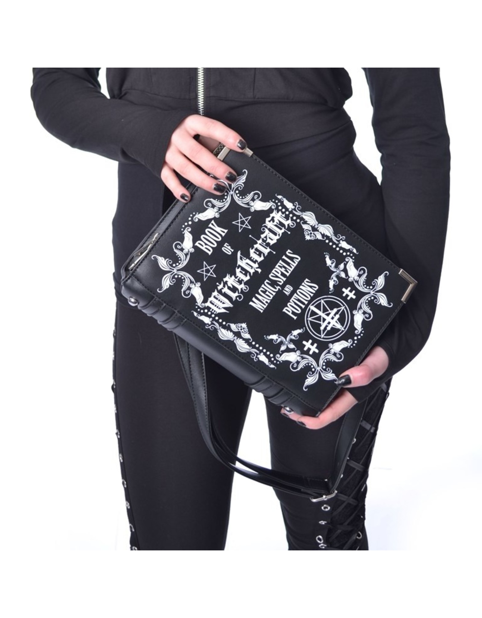 Poizen Industries Gothic bags Steampunk bags - Witchcraft Book handbag  Poizen Industries