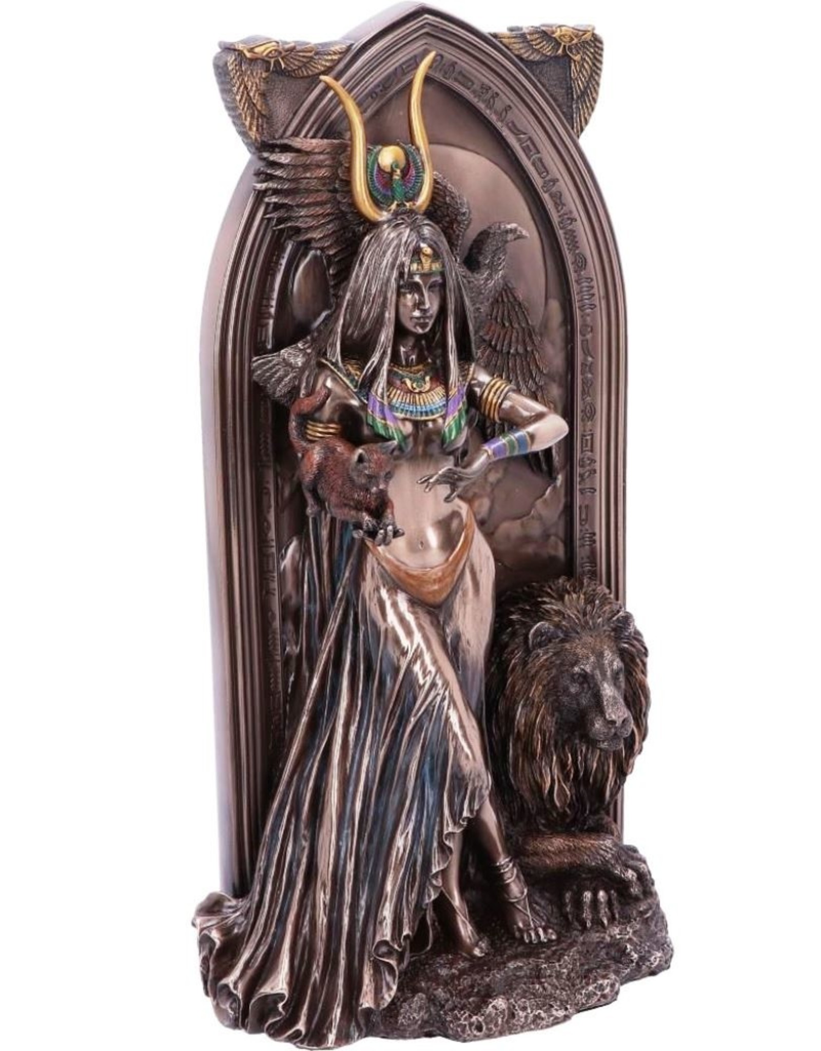 Veronese Design Giftware Figurines Collectables - The Priestess Bronzed Statue Ruth Thompson 27cm