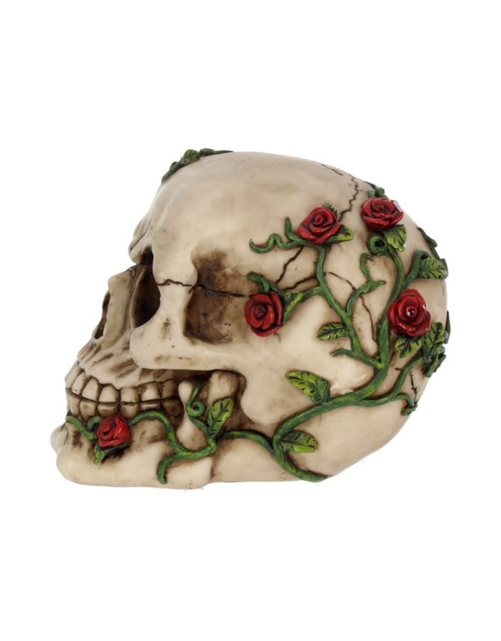 Alator  Reapers, skulls and dragons - Rose Vine Covered Skull Figurine Rose From Beyond 15cm
