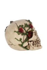 Alator Reapers, Schedels en Draken - Schedel met Rozenranken Rose From Beyond 15cm