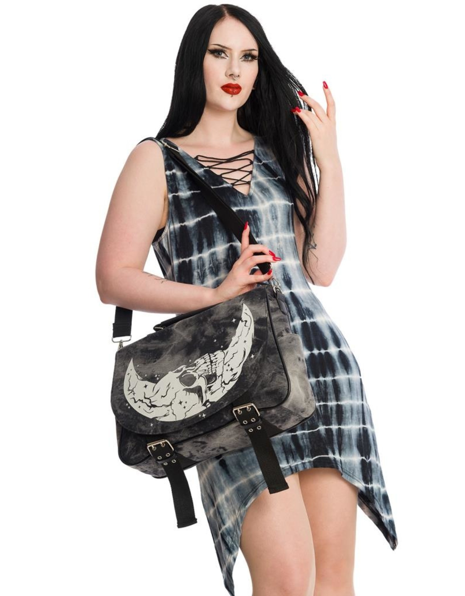 Banned Gothic Bags Steampunk Bags - Banned Chanters Shoulder Bag-Messenger Bag