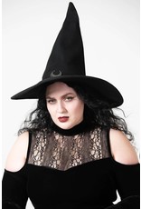 Killstar Gothic and Steampunk accessories - Killstar Witches Hat Super Moon