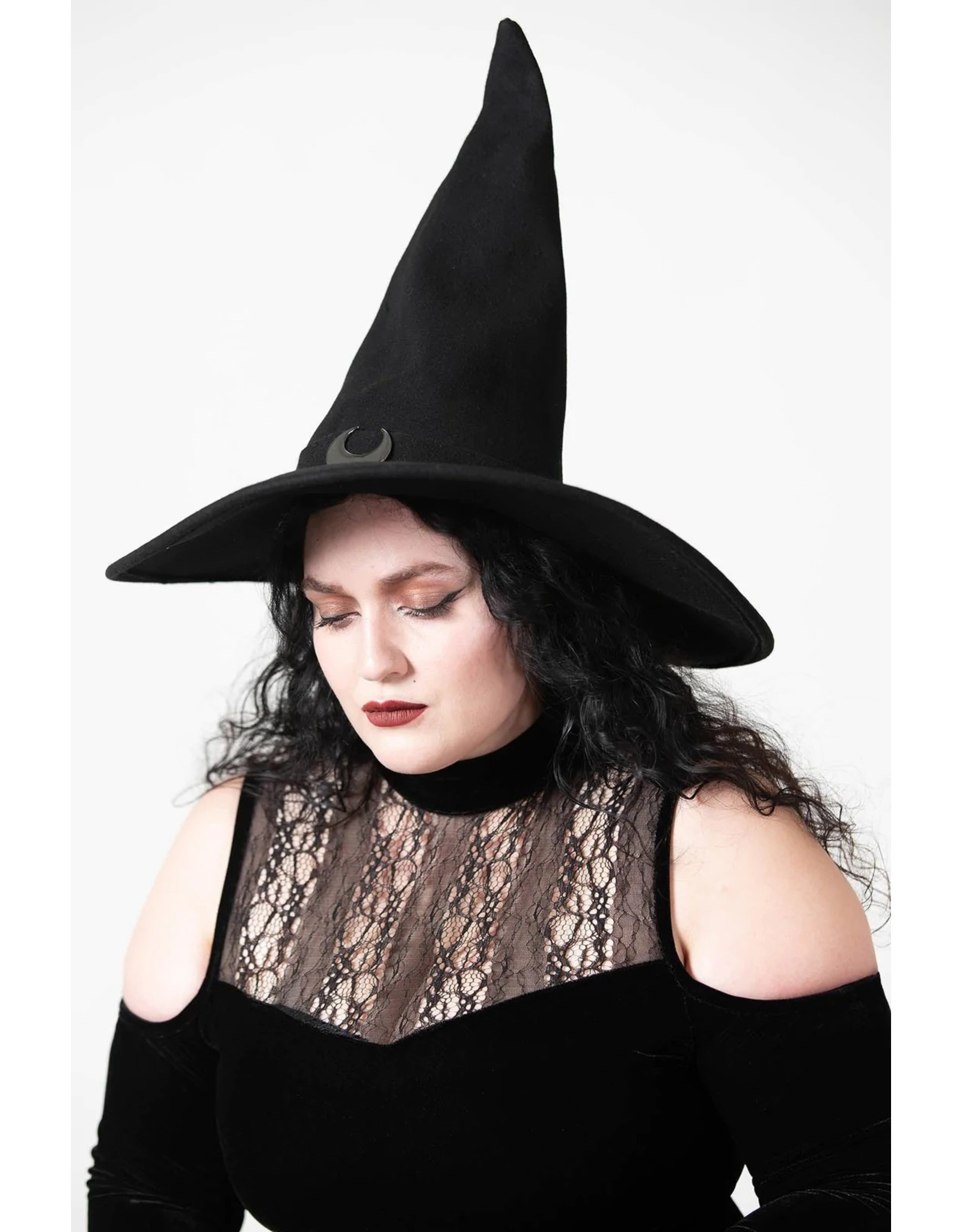 Killstar Gothic and Steampunk accessories - Killstar Witches Hat Super Moon