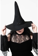 Killstar Gothic and Steampunk accessories - Killstar Witches Hat Super Moon