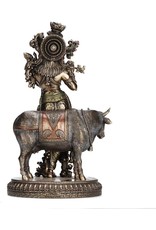 Veronese Design Giftware Beelden Collectables  - Krishna met Heilige Koe Veronese Design