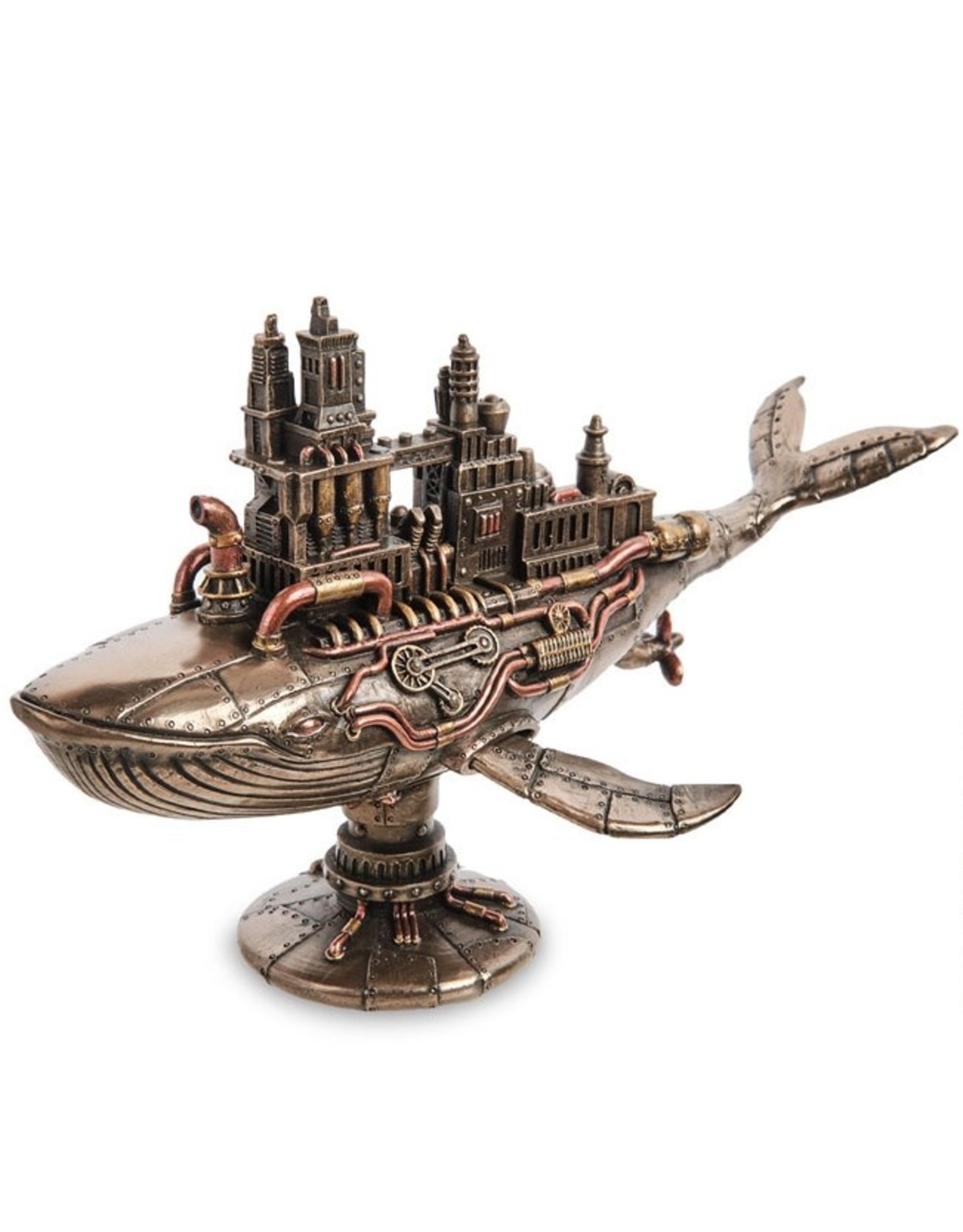 Veronese Design Giftware & Lifestyle - Steampunk Galactic Colony Whale Veronese Design