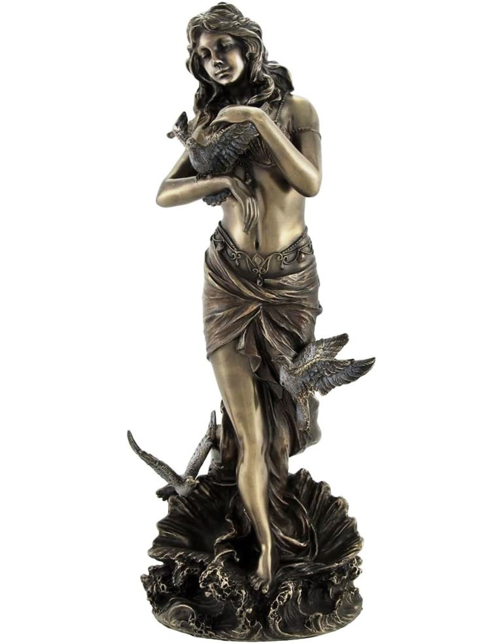 Veronese Design Giftware Beelden Collectables  - Aphrodite met Duiven Veronese Design 28cm