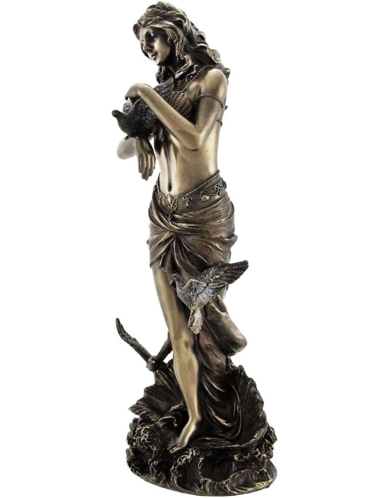 Veronese Design Giftware Beelden Collectables  - Aphrodite met Duiven Veronese Design 28cm