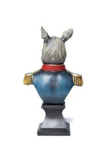 Bentley&Bo Giftware & Lifestyle - Rhino in Military Uniform bust 25cm