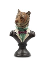 Bentley&Bo Giftware & Lifestyle - Tijger in Militair Uniform buste 25cm