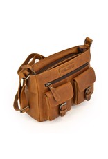 HillBurry Leather Shoulder bags  Leather crossbody bags - HillBurry Leather Shoulder Bag with Two Separate Compartments