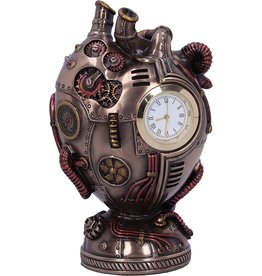 Veronese Design Steampunk Anatomical Mechanical Heart Clock