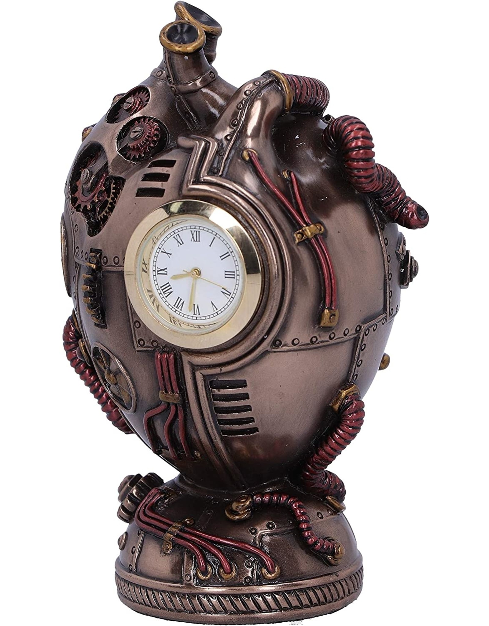 Veronese Design Giftware Figurines Collectables -  Steampunk Anatomical Mechanical Heart Clock