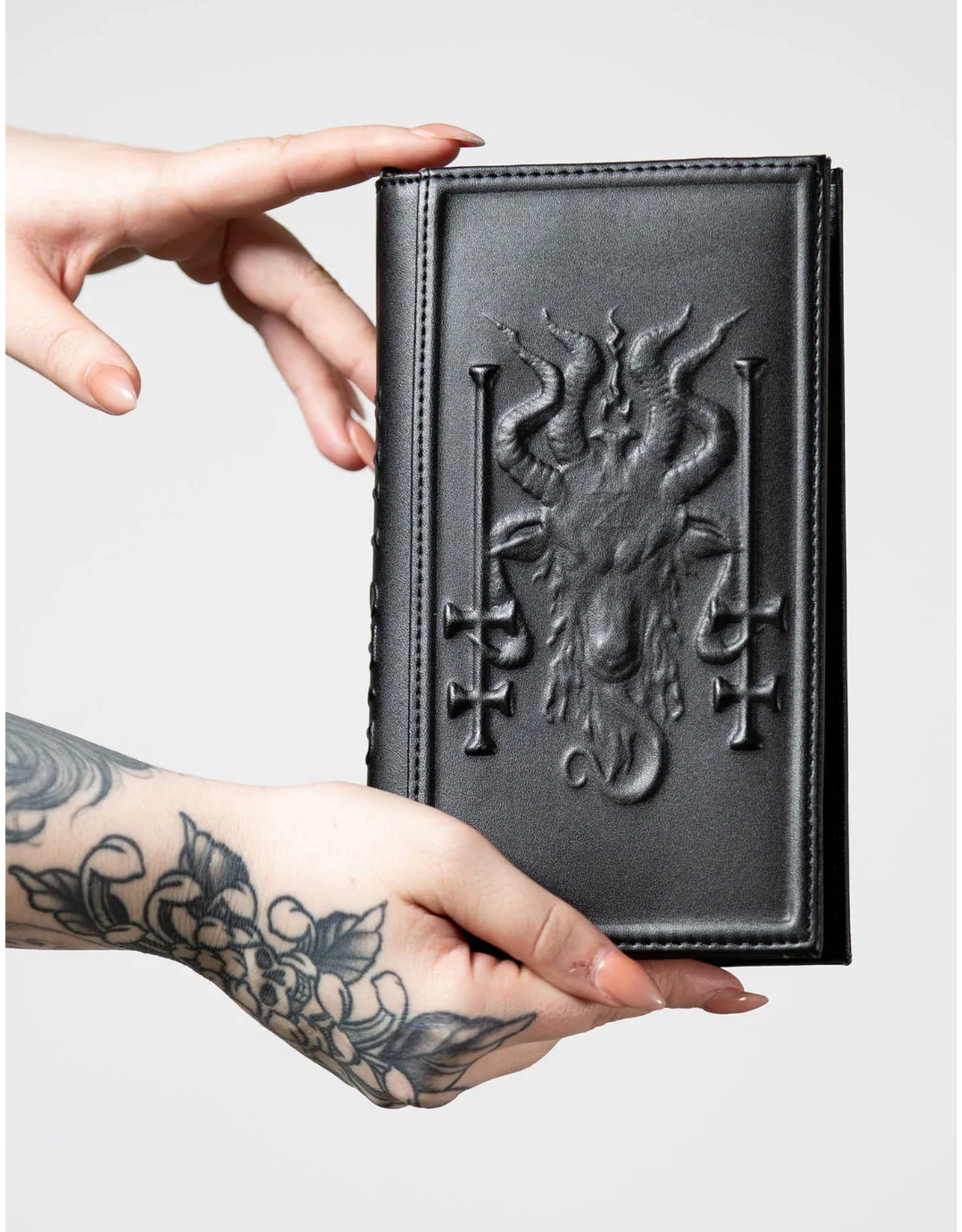 Killstar Killstar bags and accessories - Killstar Beast Wallet  Embossed Baphomet