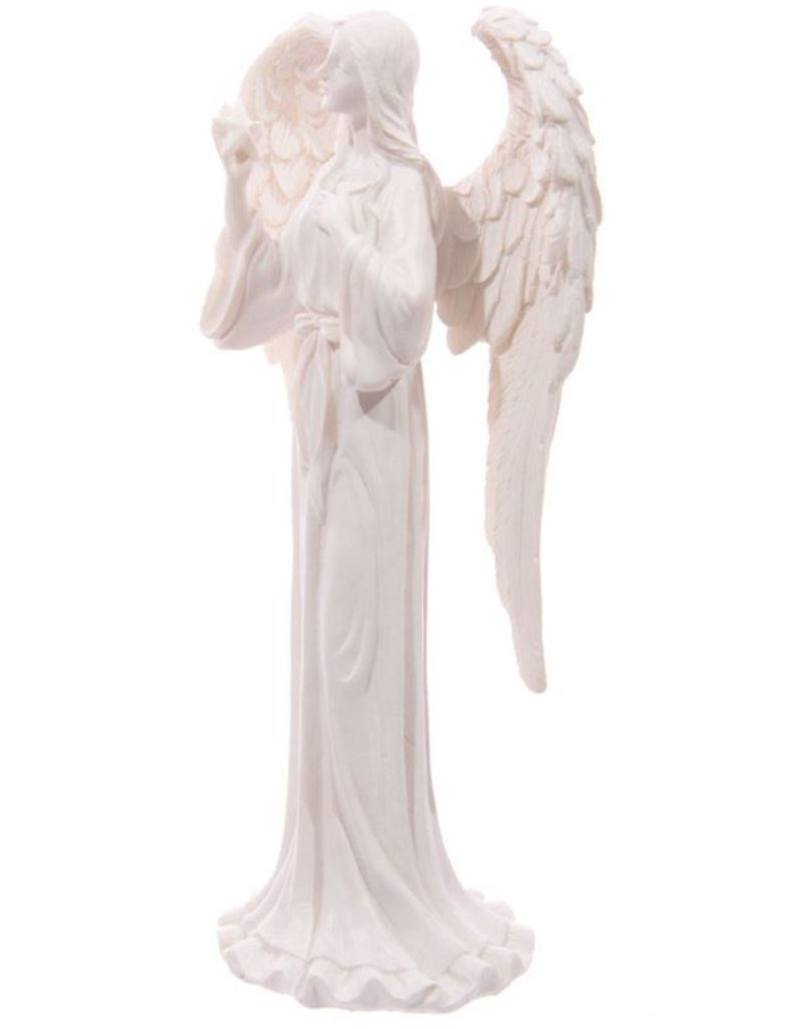 Trukado Giftware & Lifestyle - White Angel with a Star (standing) - 20cm