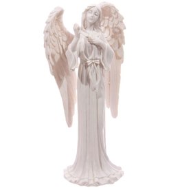 Trukado White Angel with a Star (standing) - 20cm