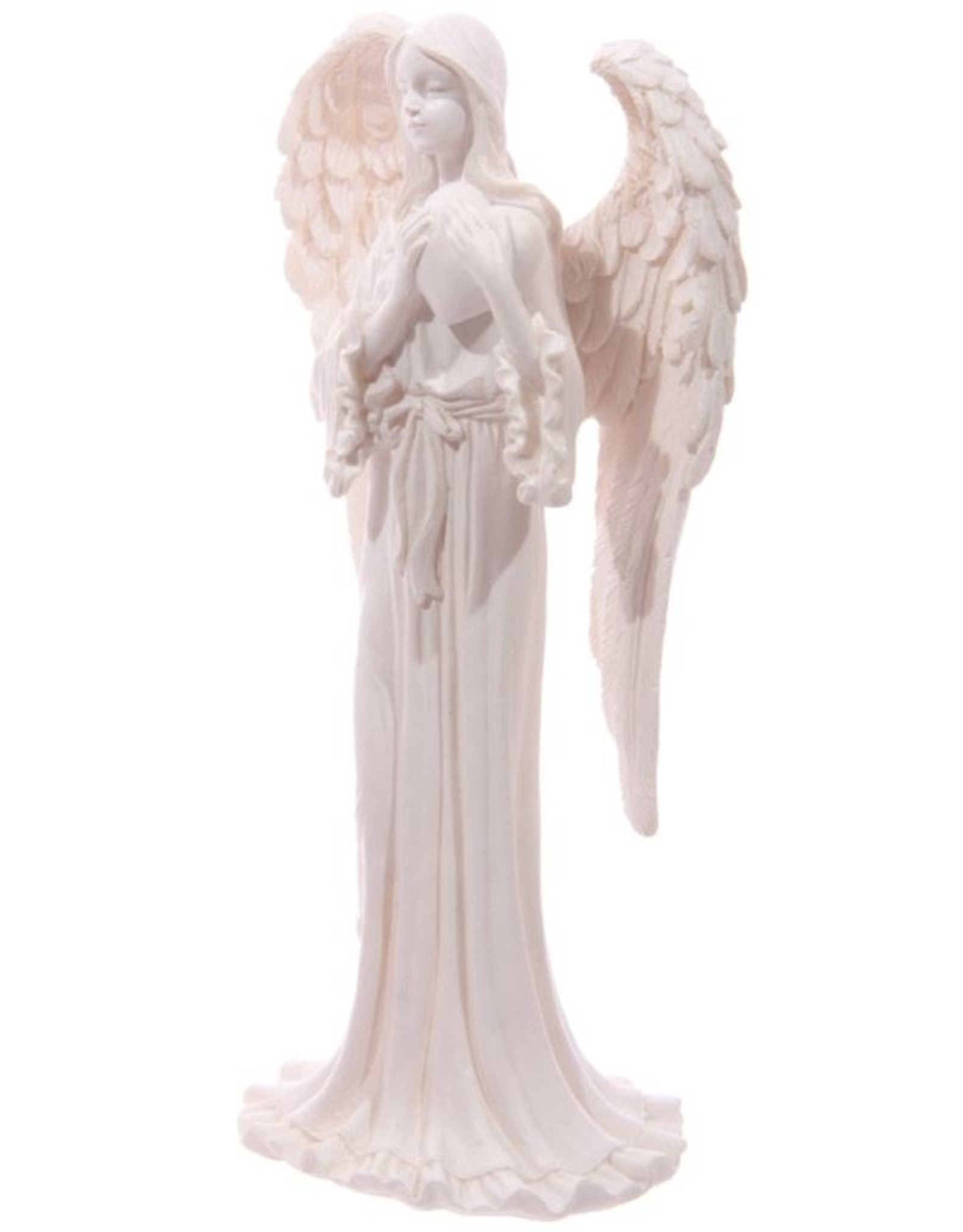 Trukado Giftware & Lifestyle - White Angel with a Heart (standing) - 20cm