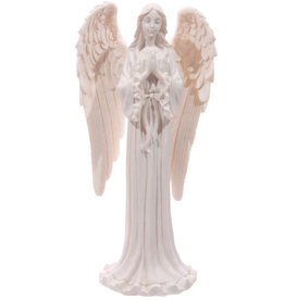 Trukado Witte Engel aan het bidden (staand) - 20cm