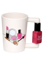 PKT Drinkware - Ceramic Mug with Nail Polish Bottle Handle