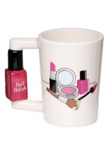 PKT Drinkware - Ceramic Mug with Nail Polish Bottle Handle