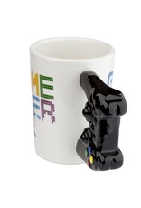 Puckator Drinkware - Game Over Ceramic Mug with Controller Handle