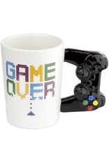 Puckator Drinkware - Game Over Ceramic Mug with Controller Handle