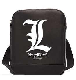 Death Note Death Note Messenger Bag with "L" Symbol