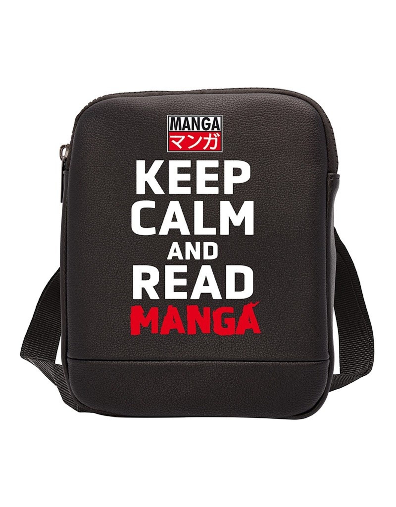 abysse corp Merchandise tassen - Keep Calm  and Read Manga Crossbodytas